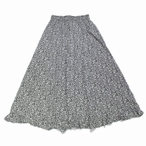 THE SHINZONE ザ シンゾーン 23SS FLORET HEM SKIRT スカート MO ブラック×ホワイト -  ブランド古着買取・販売unstitchオンラインショップ