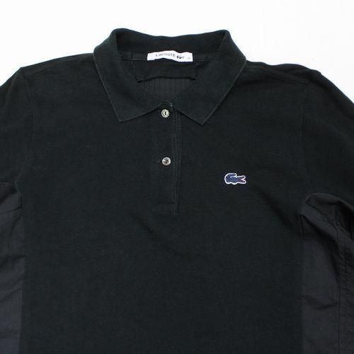 sacai × LACOSTE 17SS ポロシャツ 2 ブラック - ブランド古着