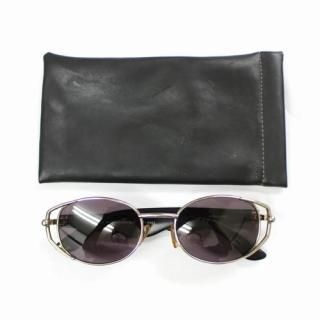 Yohji Yamamoto 襦 ޥ 90s 52-4203 󥰥饹 ե졼ࡧ֥å/С 󥺡֥饦