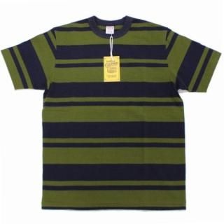 FREEWHEELERS  ե꡼ۥ顼 POWER WEAR RANDOM STRIPED SET-IN SHORT T-SHIRT ܡT M