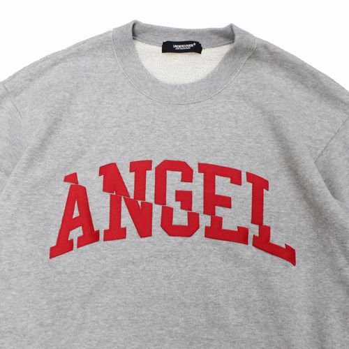 UNDERCOVER アンダーカバー 23SS SWEAT ANGEL サテンパッチ スウェット 3 グレー -  ブランド古着買取・販売unstitchオンラインショップ