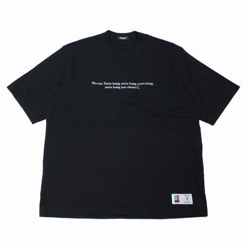 UNDERCOVER アンダーカバー 23SS VITAMIN C S/S Tee Tシャツ 3 ブラック -  ブランド古着買取・販売unstitchオンラインショップ