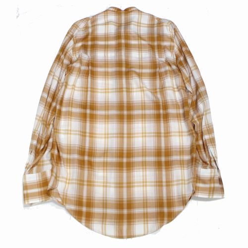 BEDj.w.FORD ベッドフォード 21SS Stand coller check blouse スタンドカラー チェック シャツ 0 -  ブランド古着買取・販売unstitchオンラインショップ