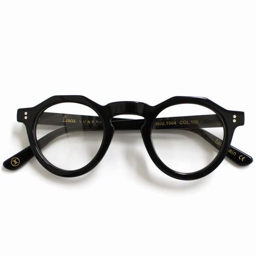 自宅で試着のみですLesca Vintage mod.1964 Col.100 - サングラス/メガネ
