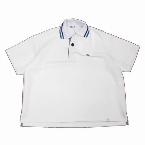 Kolor/BEACON カラー ビーコン 22SS ロゴ刺繍ポロシャツ 3 ホワイト ...