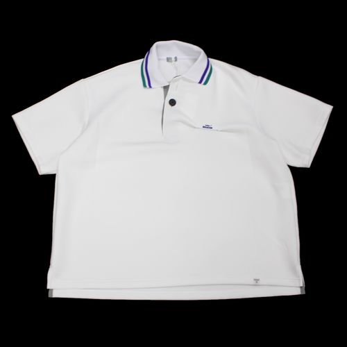 Kolor/BEACON カラー ビーコン 22SS ロゴ刺繍ポロシャツ 3 ホワイト - ブランド古着買取・販売unstitchオンラインショップ