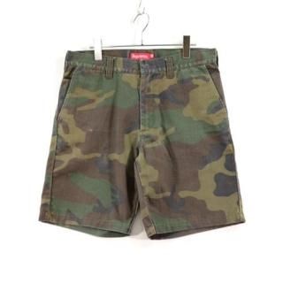 Supreme ץ꡼ 14SS Work Short Woodland Camo 硼 åɥɥ º 32 