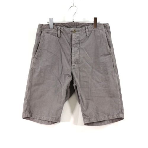 VISVIM ビズビム 15SS CHINO SHORTS DMGD チノショーツ ショートパンツ 2 グレー -  ブランド古着買取・販売unstitchオンラインショップ