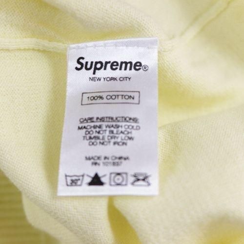 Supreme シュプリーム 16SS Knit Polo ニットポロ M イエロー