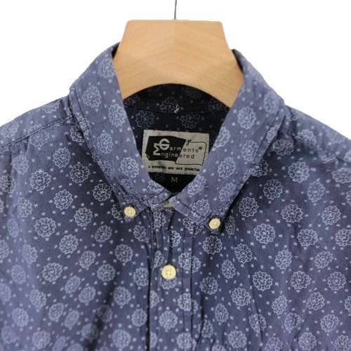 ENGINEERED GARMENTS エンジニアードガーメンツ 総柄 B.D プルオーバー