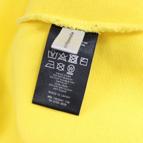 ESSAY × crepuscule 17SS Milano Rib Knit T-Shirt ニットTシャツ S イエロー -  ブランド古着買取・販売unstitchオンラインショップ