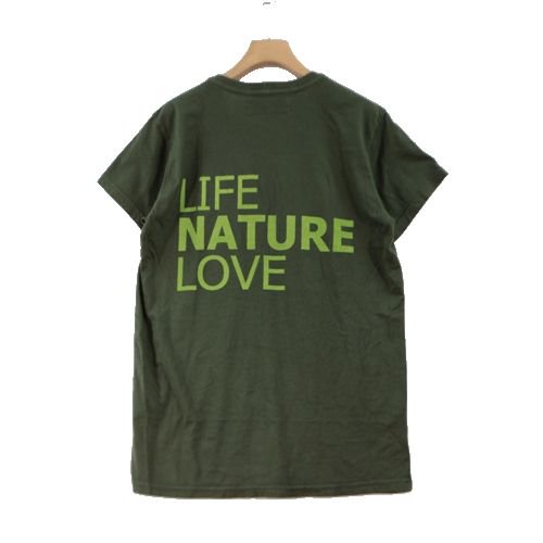 FREECITY フリーシティ LIFE NATURE LOVE Tシャツ L カーキ - ブランド ...