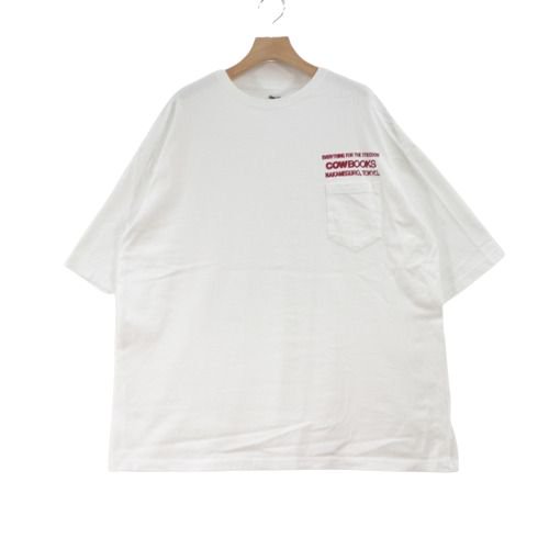 COW BOOKS カウブックス Book Vendor Pocket T-shirt Tシャツ XL ホワイト -  ブランド古着買取・販売unstitchオンラインショップ