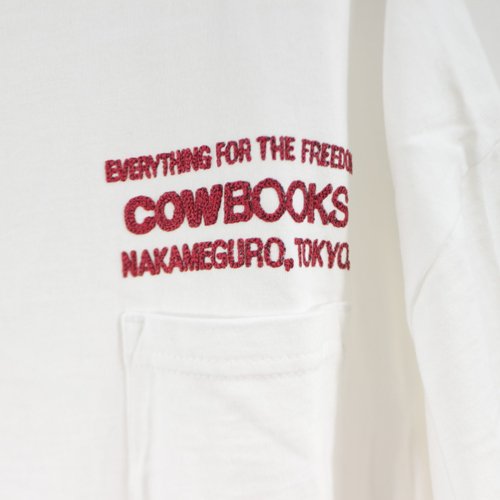 COW BOOKS カウブックス Book Vendor Pocket T-shirt Tシャツ XL ホワイト -  ブランド古着買取・販売unstitchオンラインショップ