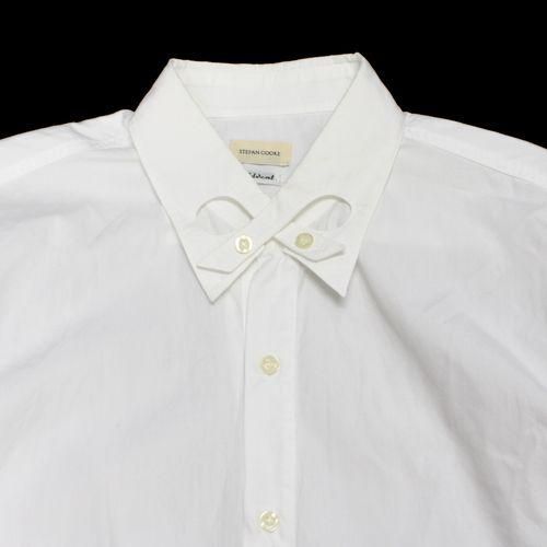 STEFAN COOKE ステファンクック 21SS Infinity Collar Poplin Shirt インフィニティカラー シャツ M -  ブランド古着買取・販売unstitchオンラインショップ