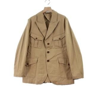 ADJUSTABLECOSTUME 㥹֥륳塼 COTTON TWILL GURKHA TYPE PINCHBACK JACKET 㥱å 38