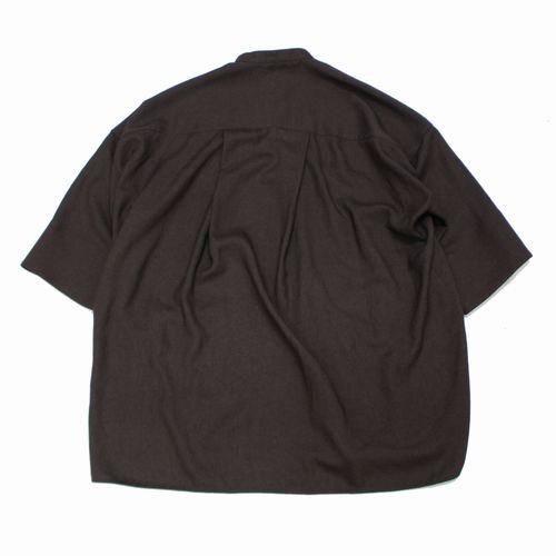 ENFOLD エンフォルド リネンライク 2WAY OPEN SHIRT