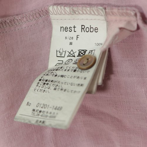 nestRobe ネストローブ 20SS 15周年リネンスリーブレスドレス