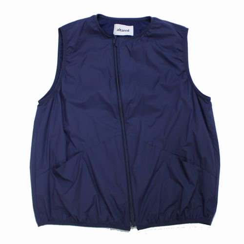 altared オルタード 23SS Zipper Vest ジッパー ベスト 3 ネイビー -  ブランド古着買取・販売unstitchオンラインショップ