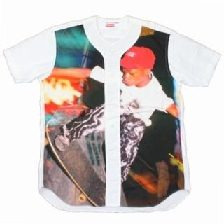 Supreme  COMME des GARCONS SHIRT 14SS Baseball Half Shirt ١ܡ륷 S ۥ磻