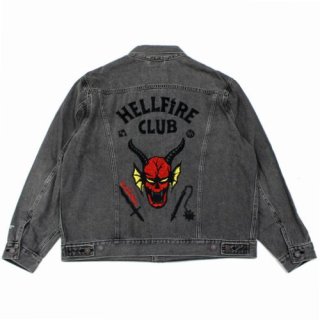 UNDERCOVER  × Netflix Stranger Things 22AW Hellfire Club Capsule Collection デニムジャケット L