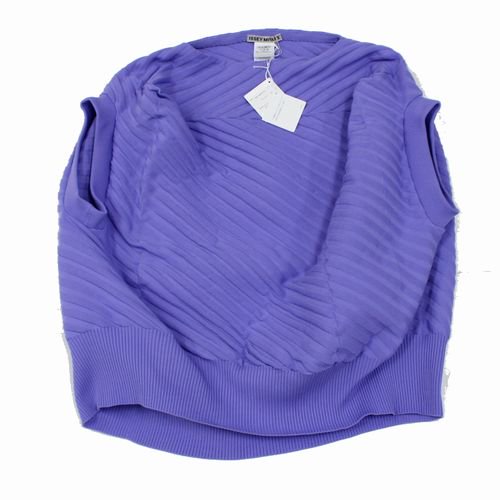 ISSEY MIYAKE イッセイミヤケ 23SS BOX KNIT TOP ボックスニット 2 パープル -  ブランド古着買取・販売unstitchオンラインショップ