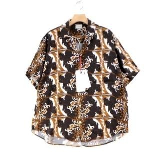 ENCOMING 󥫥ߥ 21SS MID C HALF SLEEVE SHIRTS  Ⱦµ 졼  M ֥饦