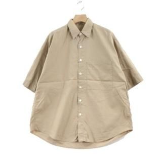 AURALEE ꡼ 18SS WASHED FINX TWILL HALF SLEEVED BIG SHIRTS 3 ١