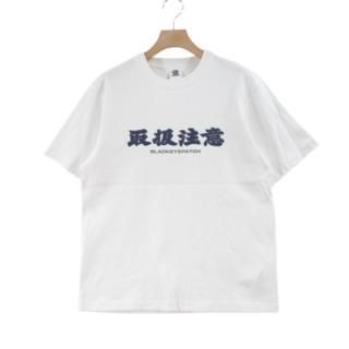 THE BLACK EYE PATCH ֥åѥå 22AW HANDLE WITH CARE CREW TEE 谷 T S ۥ磻