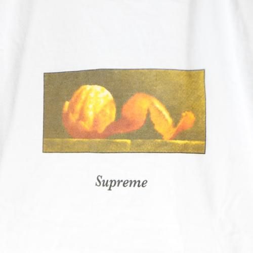 Supreme orange outlet peel tee