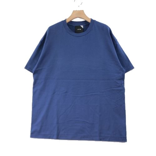 ATON エイトン SUVIN 60/2 OVERSIZED T-SHIRT オーバーサイズ SS Tシャツ 04 ブルー -  ブランド古着買取・販売unstitchオンラインショップ