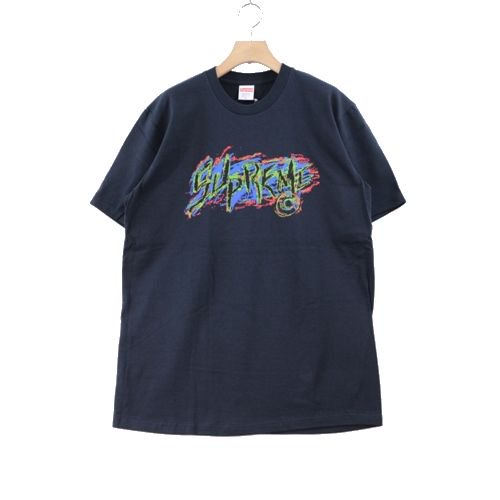 【黒XL】scratch Tee  SUPREMETシャツ/カットソー(半袖/袖なし)
