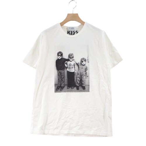 HYSTERIC GLAMOUR ヒステリックグラマー 15SS KISS CHILD キッス チャイルド Tシャツ L ホワイト -  ブランド古着買取・販売unstitchオンラインショップ