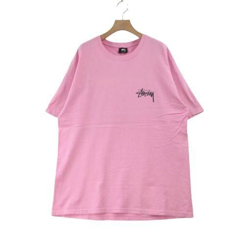Stussy ステューシー SHROOMS TEE Tシャツ L ピンク - ブランド古着