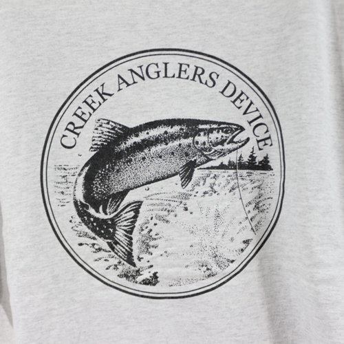 Creek Angler's Device クリーク FISH プリント Tシャツ 2XL グレー