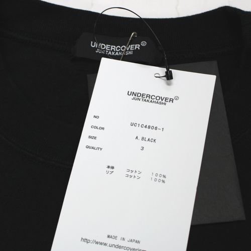 UNDERCOVER アンダーカバー 23SS BD天竺TEE PF TDSOTM HB Tシャツ ピンクフロイド 3 ブラック -  ブランド古着買取・販売unstitchオンラインショップ