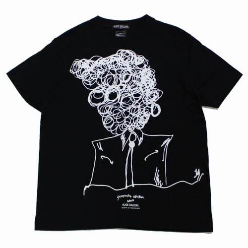 RUDE GALLERY × チバユウスケ 23SS YUSUKE CHIBA DRAWING TEE Tシャツ S ブラック -  ブランド古着買取・販売unstitchオンラインショップ