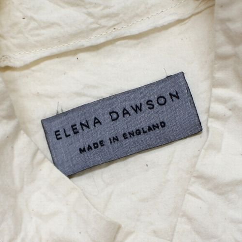 ELENA DAWSON エレナドーソン カットオフ シャツ ベージュ - ブランド古着買取・販売unstitchオンラインショップ