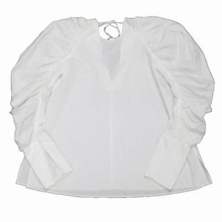 Uhr  22AW Gathered Sleeve Blouse 㥶꡼ ֥饦 ۥ磻