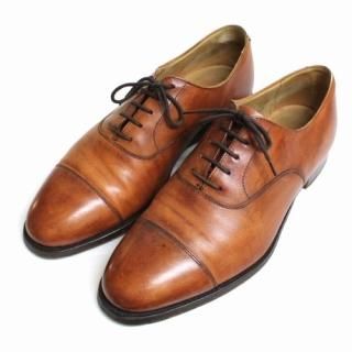 CROKETT&JONES åȡ硼  7742 STRAIGHT TIP ȥ졼ȥåץ塼 8E ֥饦