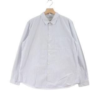 MUYA  2021 60/1 Atelier shirts relax Regular collar Blue stripe ȥ饤ץ 2 ۥ磻