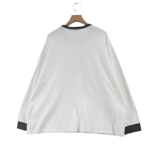 Graphpaper グラフペーパー 22AW FINE COTTON RINGER L/S TEE リンガー