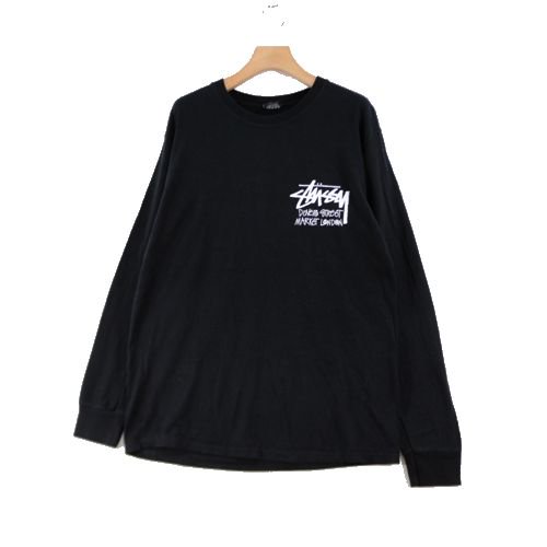 STUSSY × DOVER STREET MARKET LONDON ロンT カットソー M ブラック