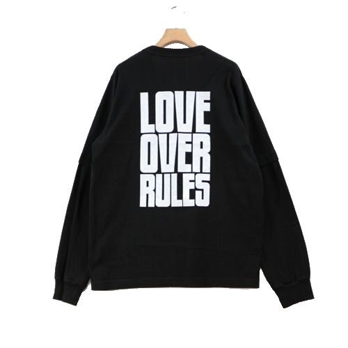 Sacai サカイ 21SS Hank Willis Thomas / Graphic L/S T-Shirt - LOVE