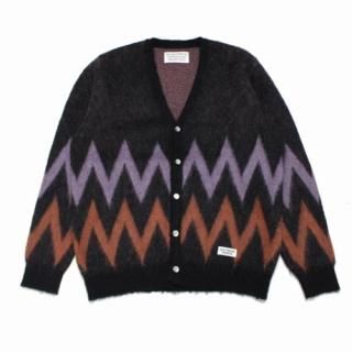 WACKO MARIA 拾ޥꥢ 19AW ZIGZAG MOHAIR CARDIGAN  إǥ S ֥å