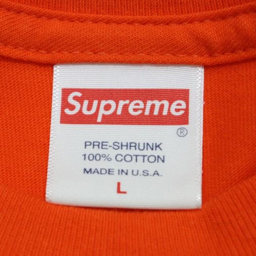 Supreme シュプリーム 20AW Box Logo L/S Tee ORANGE ボックスロゴ 長袖Tシャツ L オレンジ -  ブランド古着買取・販売unstitchオンラインショップ