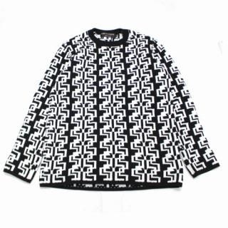 COMMEdesGARCONSHOMMEPLUS ǥ륽󥪥ץ她 21AW GEOMETRIC PATTERN CREW NECK JUMPER ˥å