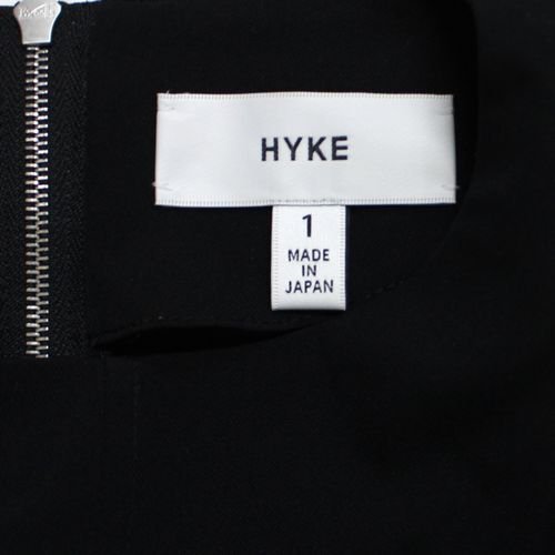 HYKE ハイク 21SS TASLAN TWILL TOP プルオーバーブラウス 1 ブラック