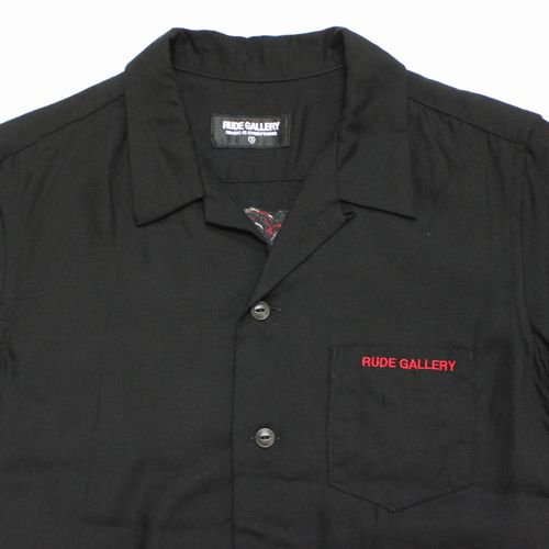 RUDEGALLERY ルードギャラリー 23SS Dirty pretty things BOWLING SHIRTS ボーリングシャツ 2  ブラック - ブランド古着買取・販売unstitchオンラインショップ