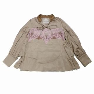 overlace С졼 19AW lace blouse 졼֥饦 40 ֥饦